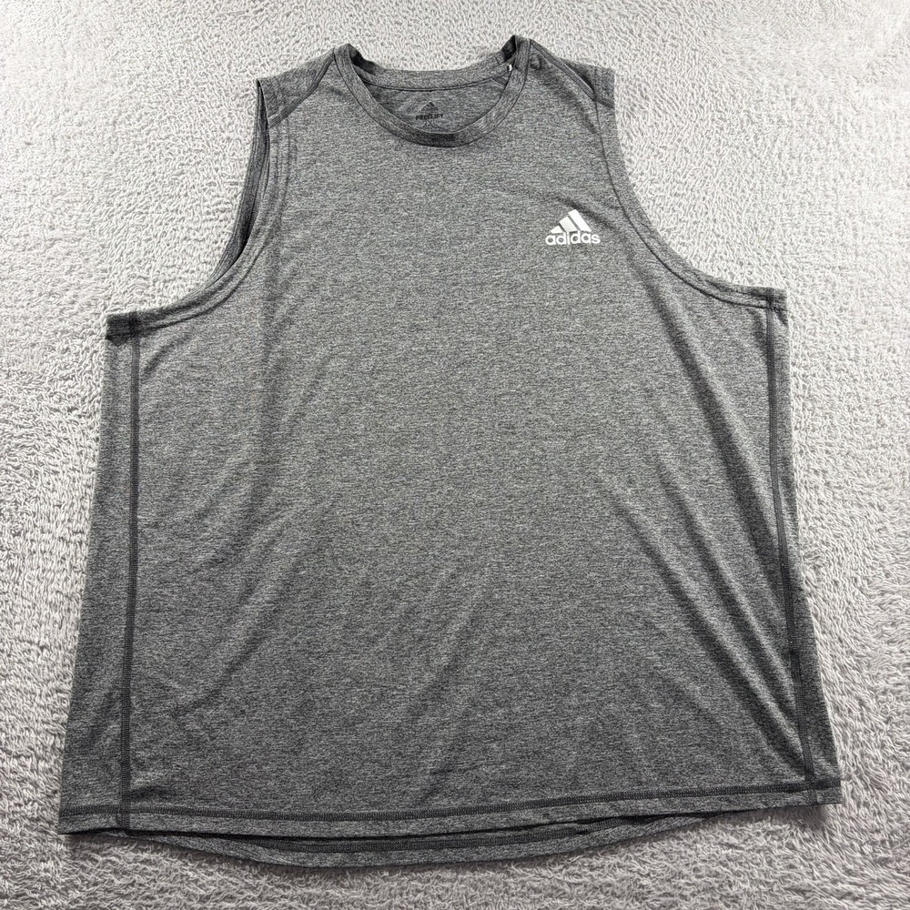 Adidas Free Lift Tank Top Muscle Shirt Womens 2xl Gray Sleeveless